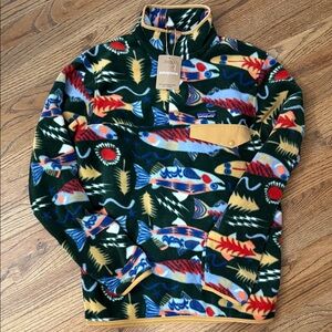 Patagonia synchilla salmon energy old growth green size small NWT